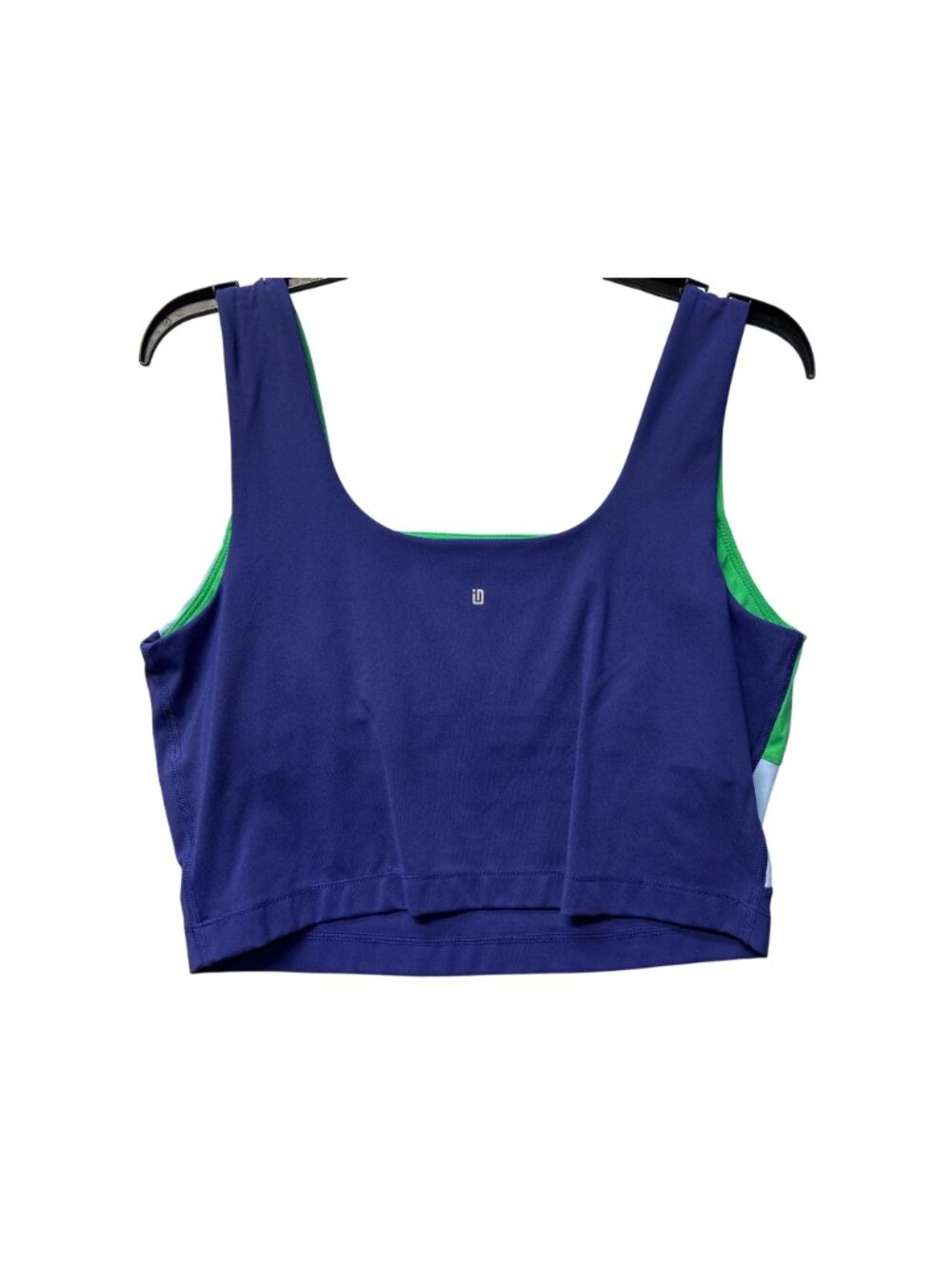 Ideology Medium Colorblock Cropped Tank Top With Built-In Bra Ideology Rapidry - Picture 2 of 9